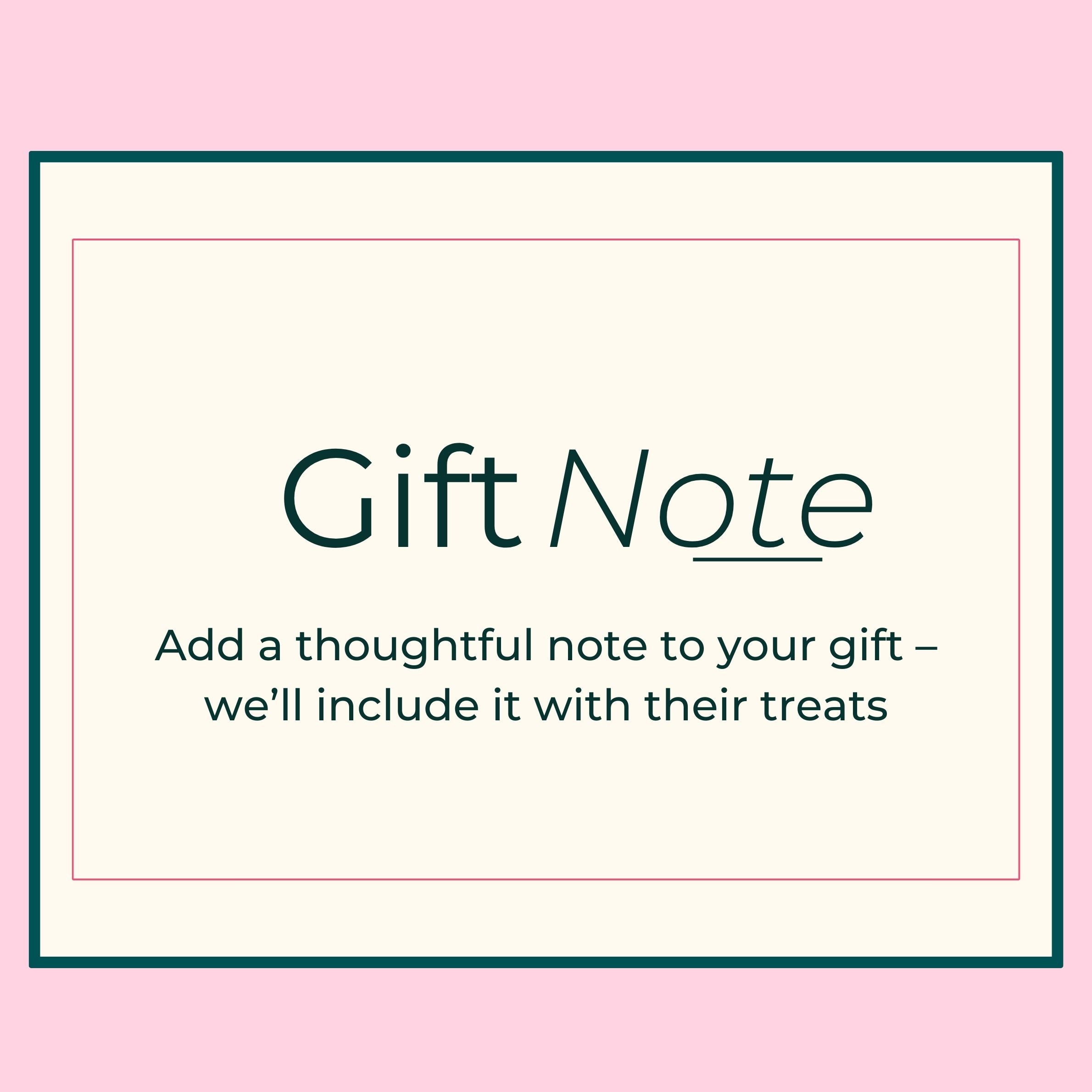 Gift Note | Personalize Your Maya’s Brigadeiro Gift